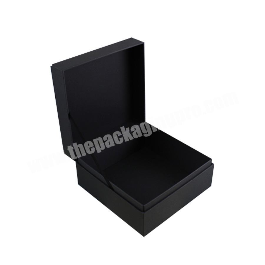Luxury matt pearl gift box black