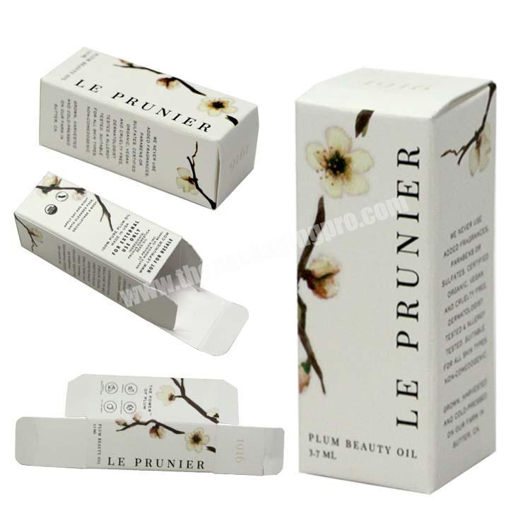 Luxury New Design White Folding Rigid 300g C1S art Paper Packaging Box Custom Gift Cardboard Box for Packing