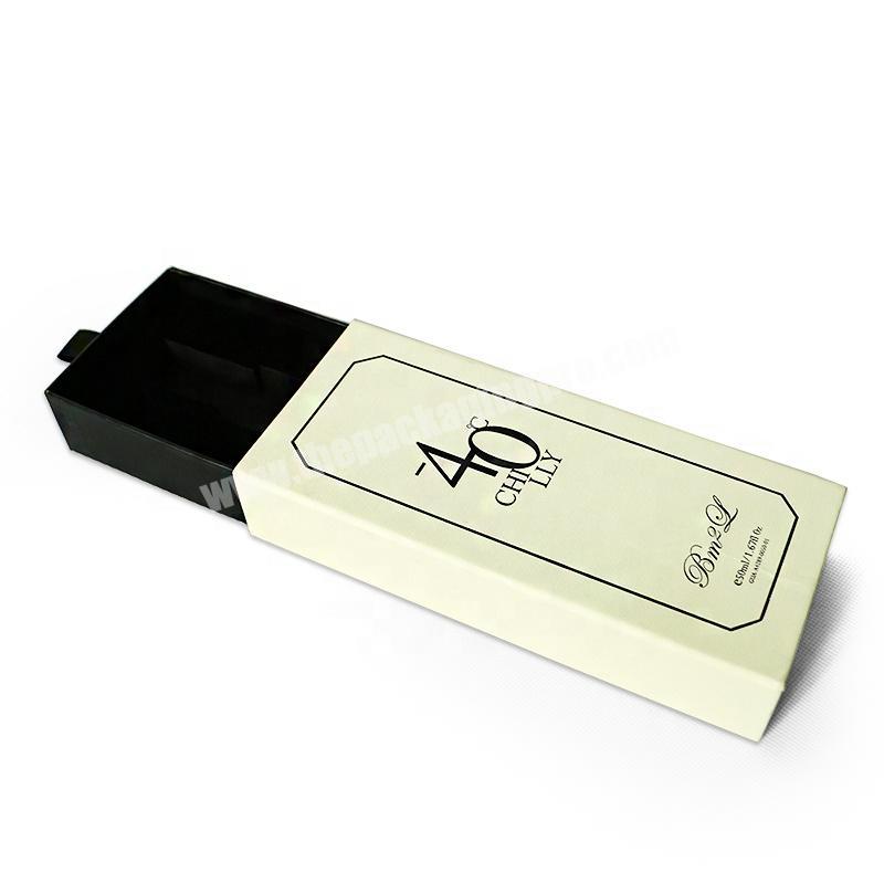 Luxury OEM with foam insert drawer packaging arabic 50ml  perfume oil box