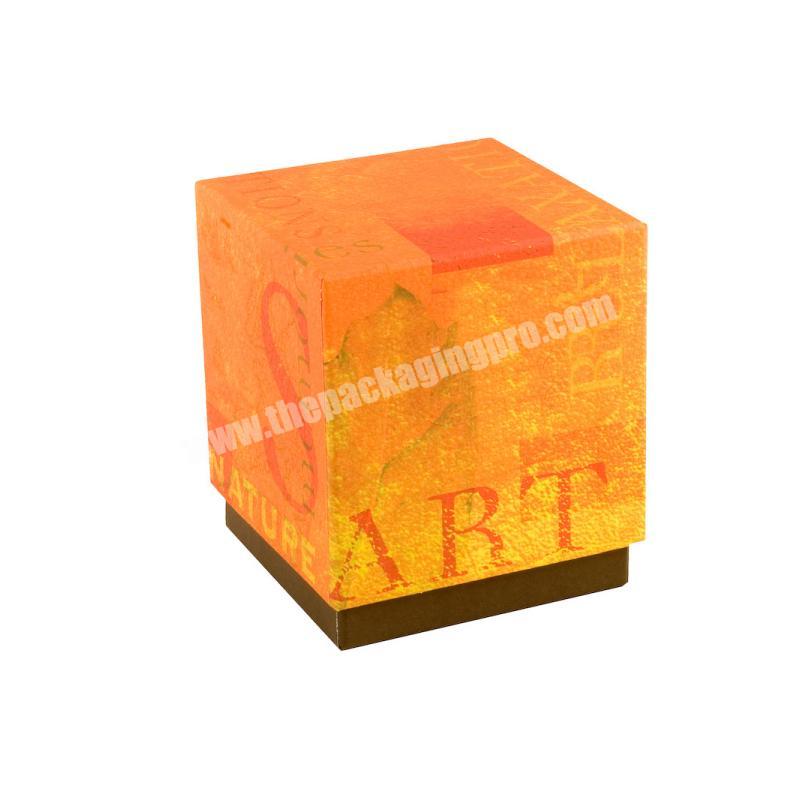 Luxury packaging box lid and base box candle drawer gift box