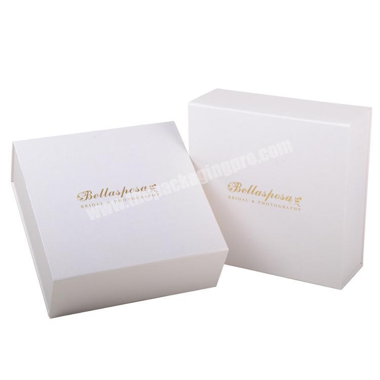 Luxury packaging box oem strong magnetic paper folding box