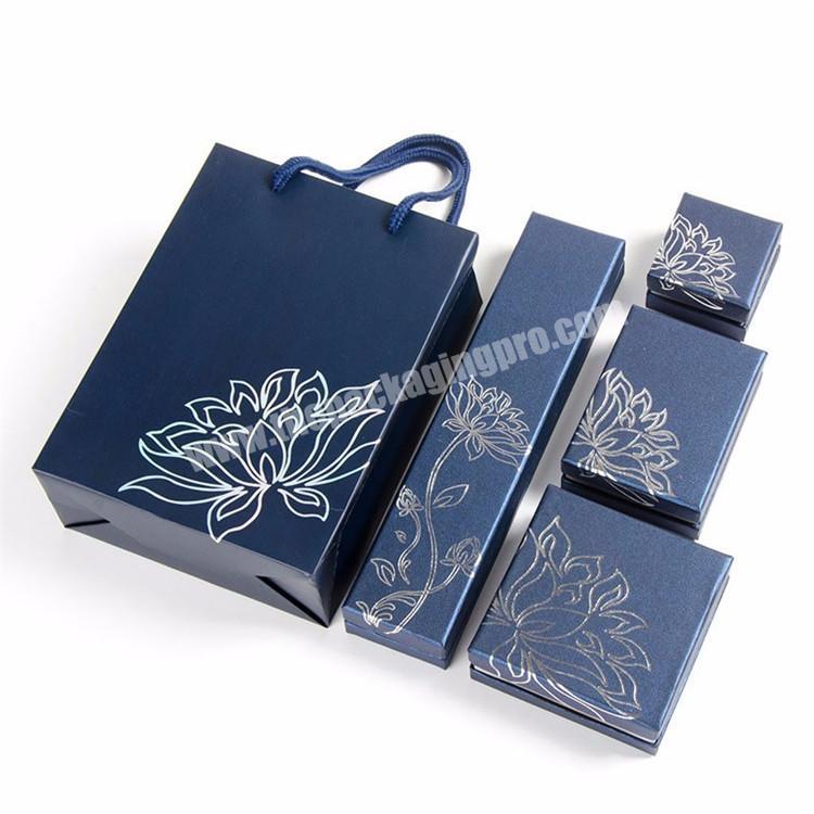 luxury packing Wholesale Customized printing jewelry box suit