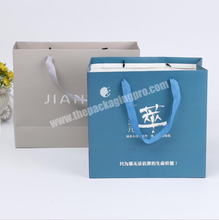luxury paper bag with ribbon customized paper bags paper bag supplier