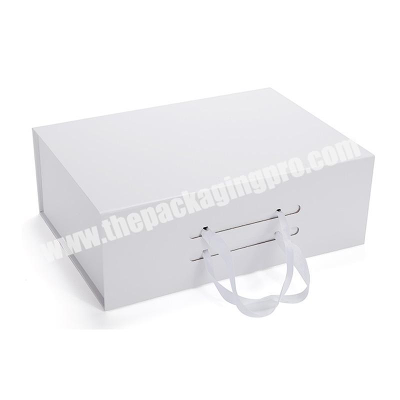 Luxury paper cardboard book shape style product gift box white