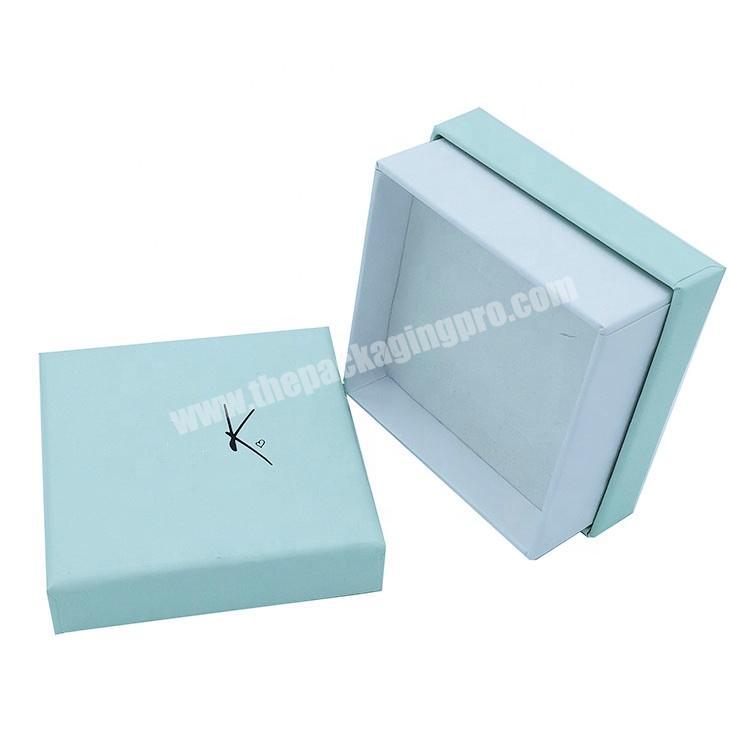 Luxury paper gift box necklace jewelry set packaging box with custom design