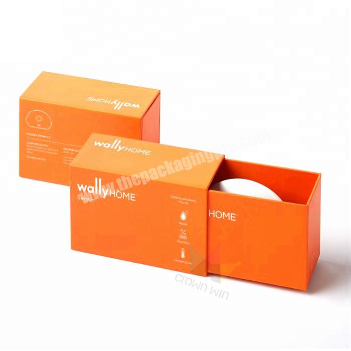 Luxury Paper Gift Drawer Box With Color Printing For Metal Keychain