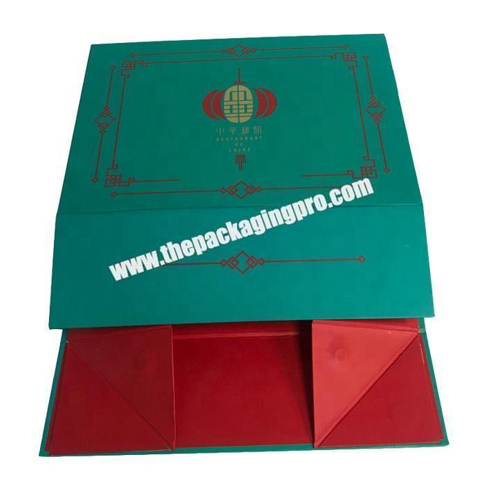Luxury paper magnetic apparel gift box clothing packaging box with custom logo