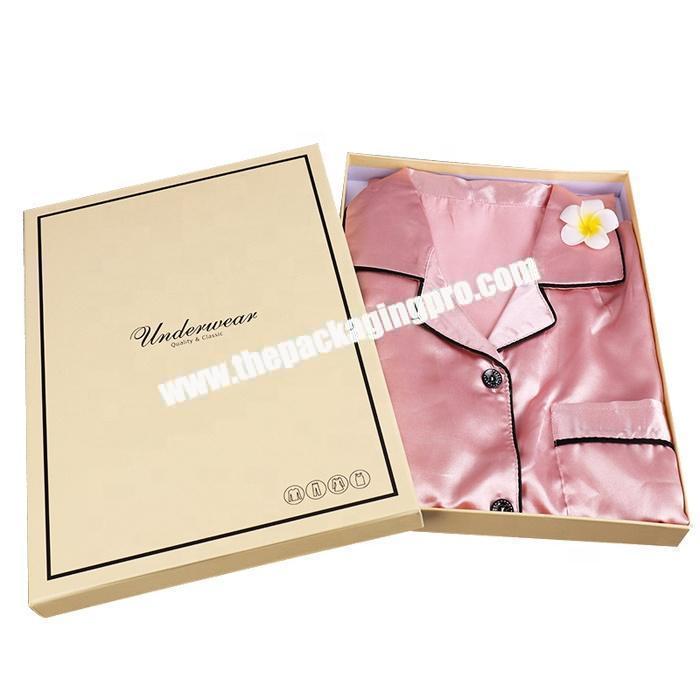 Luxury paper packaging gift box for t shirt packing