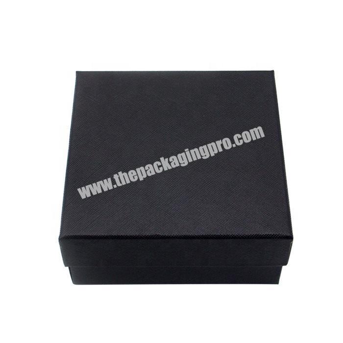 Luxury paper packaging lid and base gift box for leather belt