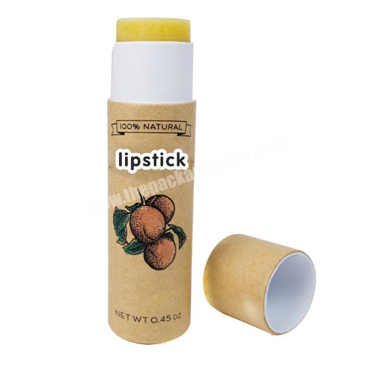 Luxury paper round box packaging unique wholesale make your own lipstick tube