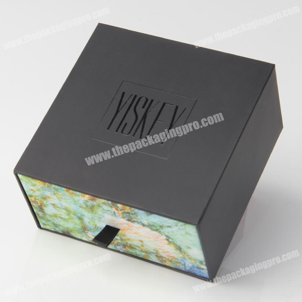 luxury perfume bottle unique packaging paper drawer slider box