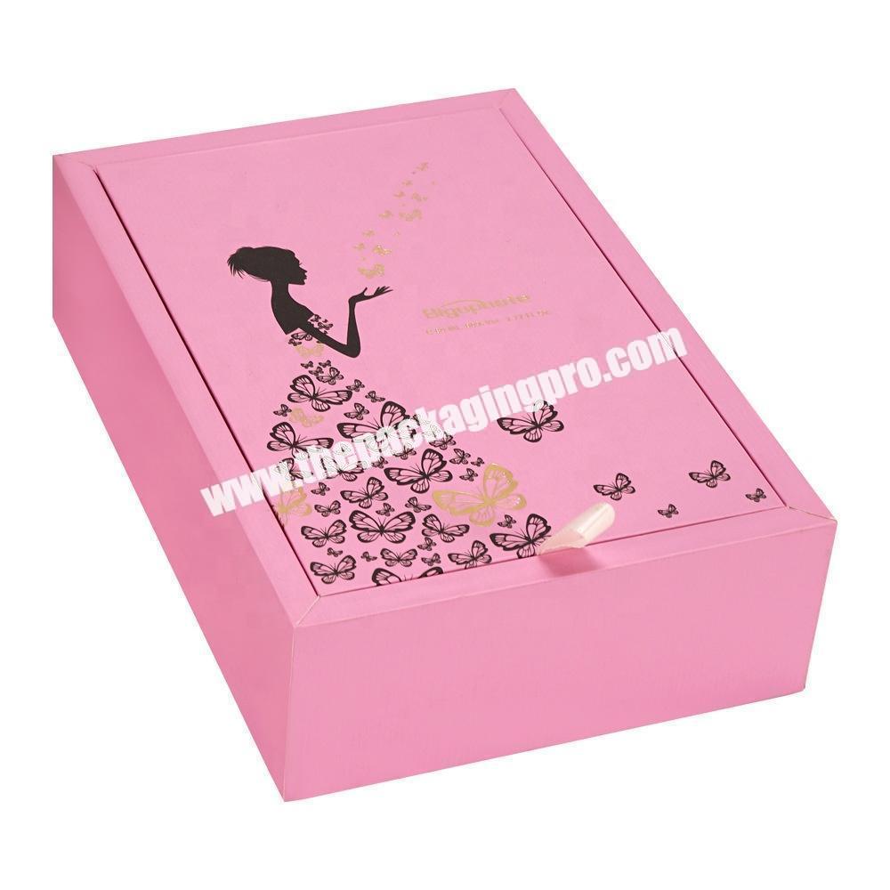 luxury pink boxes with logo pink box packaging for perfume