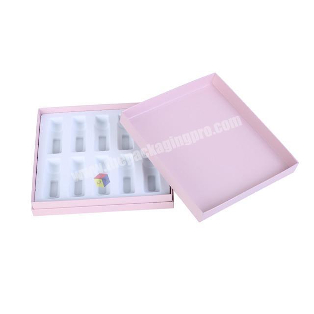 luxury pink sweet costom handmade false nail packaging box