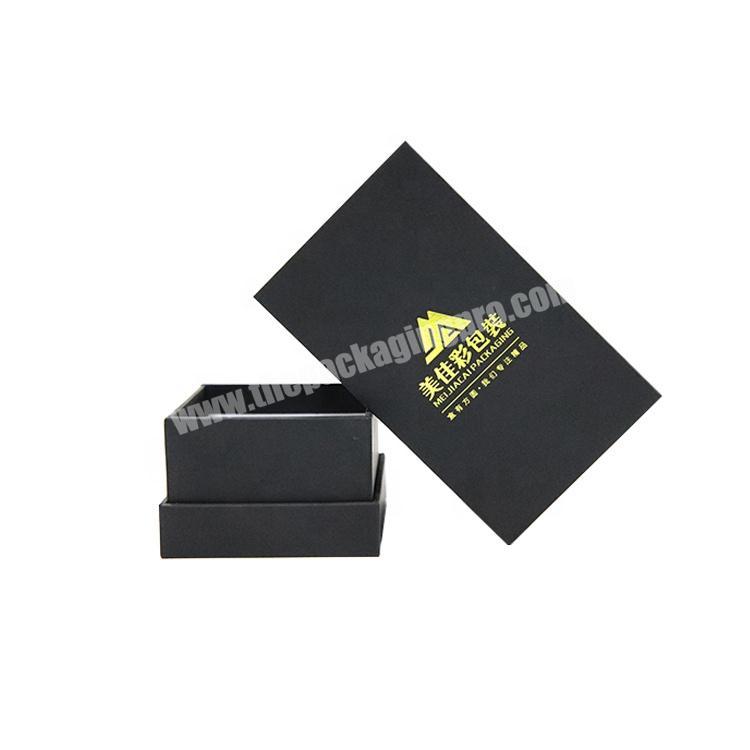luxury printed black perfume box packaging design templates box