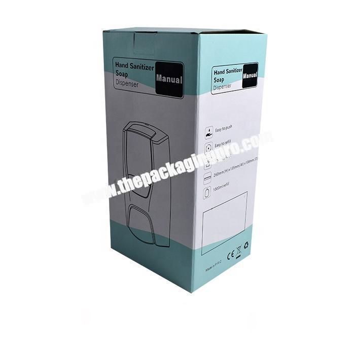 Luxury printed corrugated paper packaging box for small glass bottles