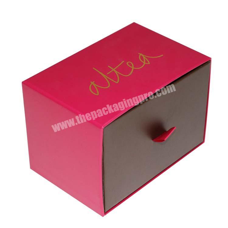 Luxury Printing drawer box for cosmetic gift paper box