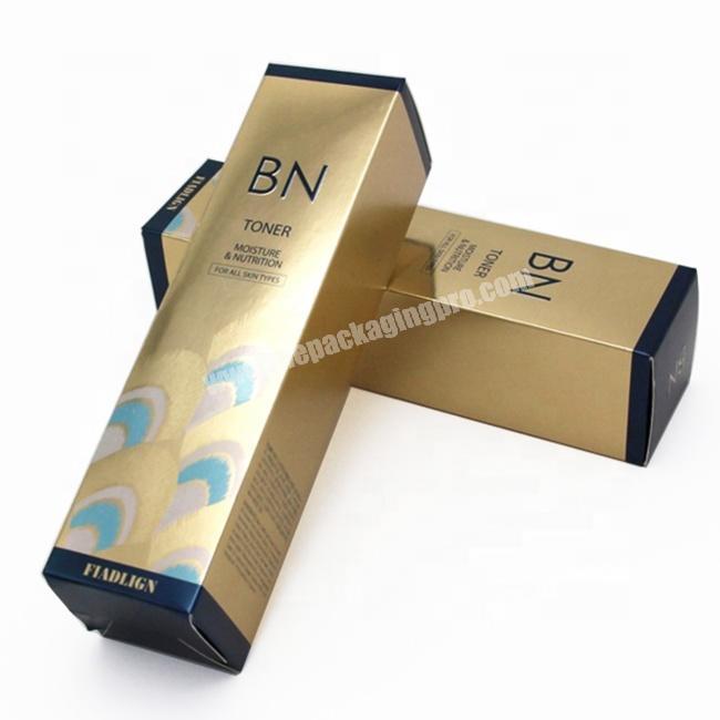 luxury printing mini cardboard cosmetic box for 60ml 100ml perfume bottle
