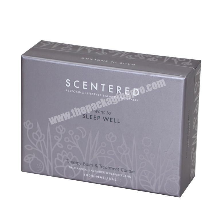 luxury Printing rigid Candle box set paper packaging