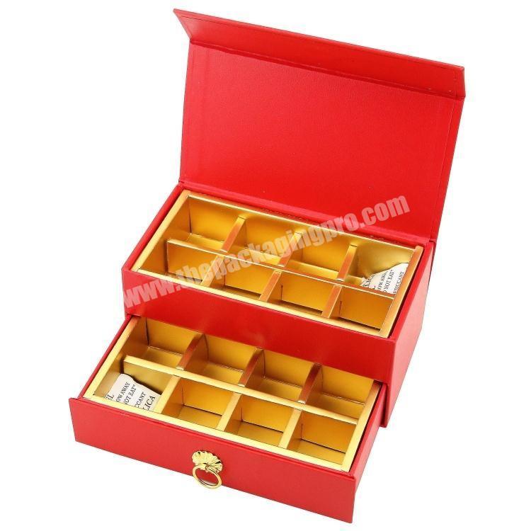 luxury professional  and advanced paper Candy Gift Package Box With Drawer.