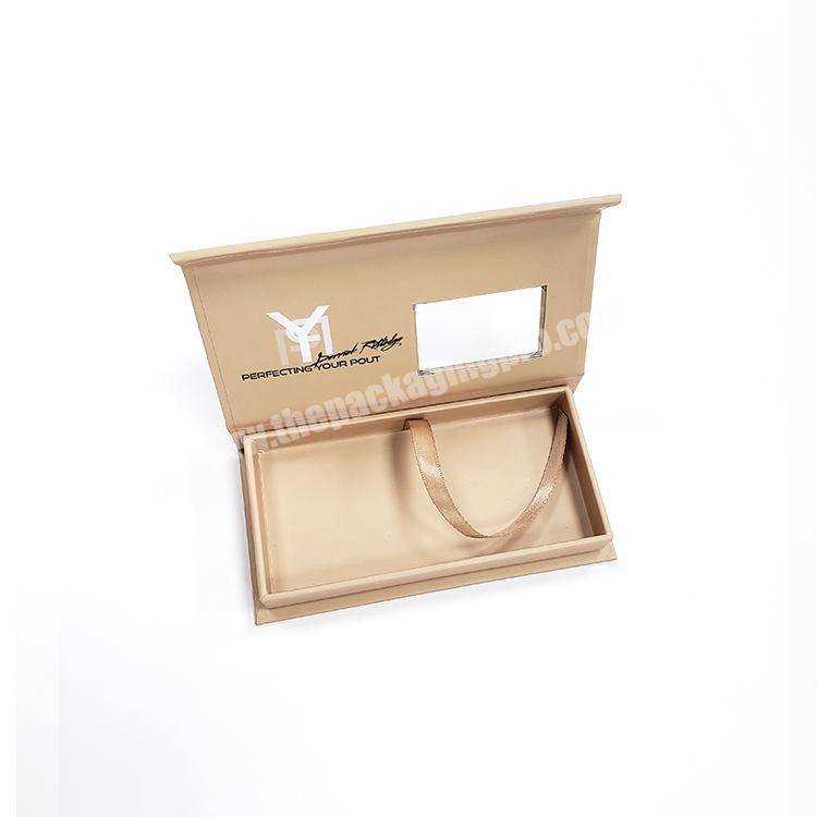 Luxury Rectangle Customized Unique Suitcase Eyelash Case Bulk Box Packaging with Logo