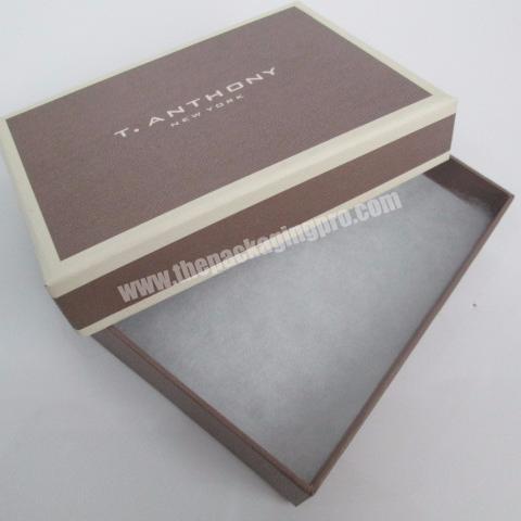 luxury rectangular packaging gift set up special paper box