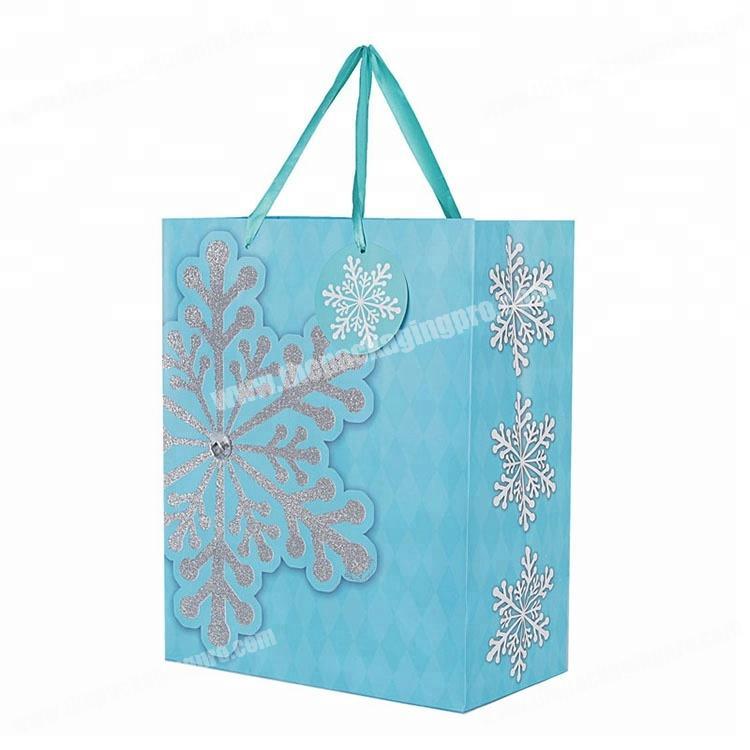 Luxury recycled custom printing logo shopping pack paper bag gift bag