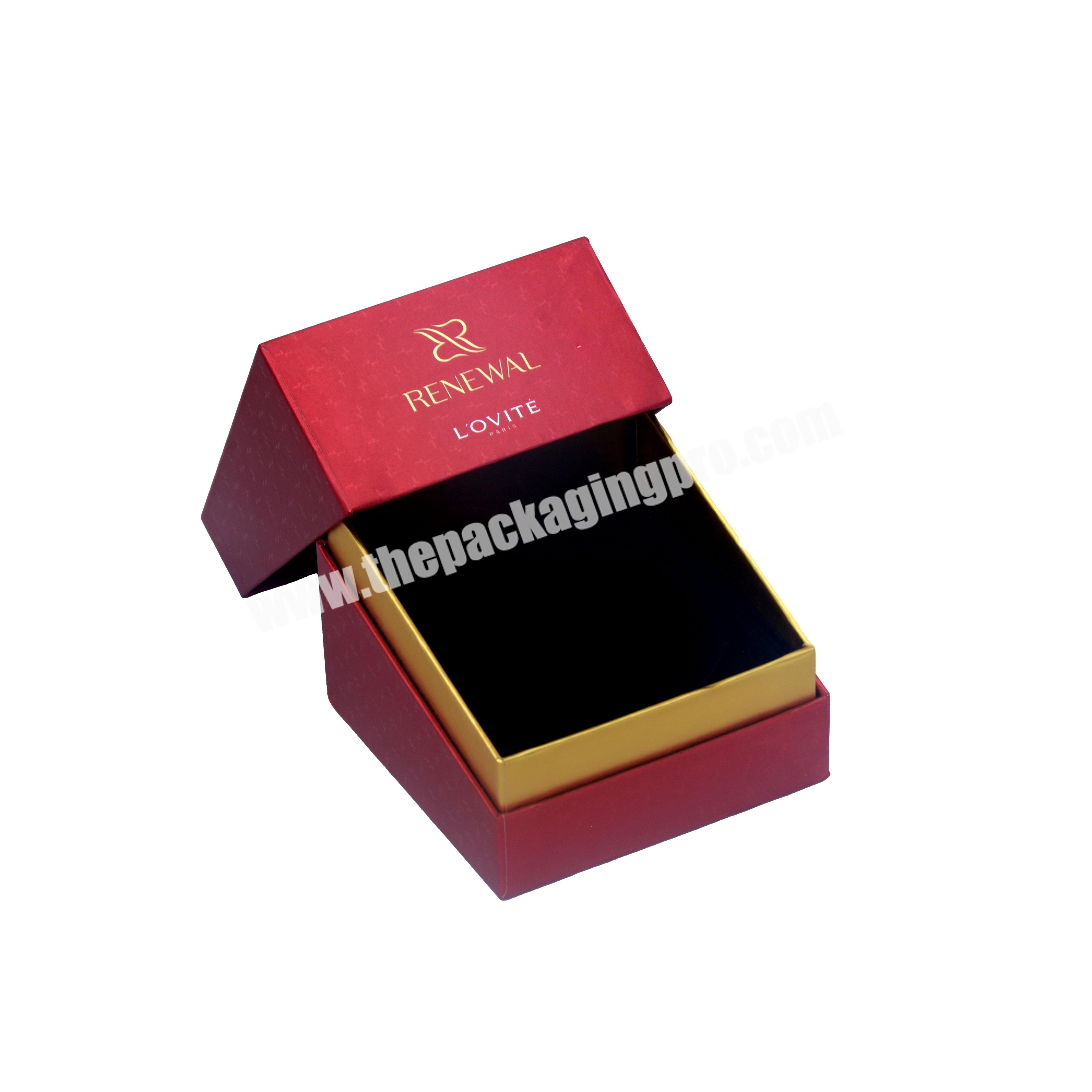 Luxury Red Square Jewellery Cardboard Gift Box