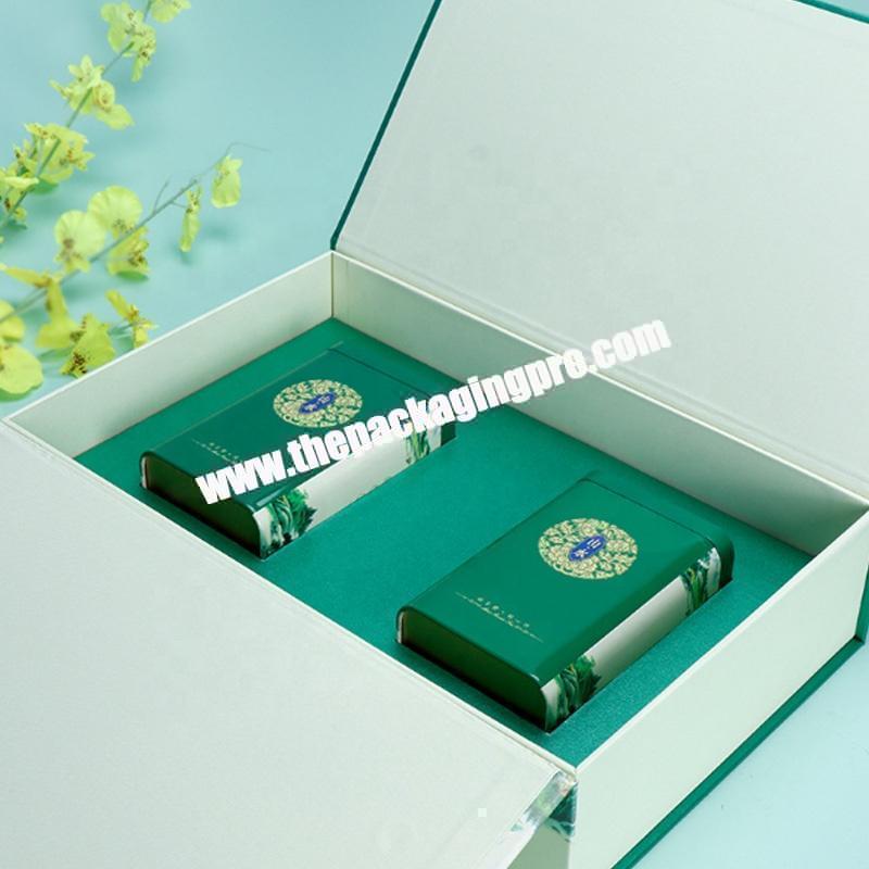 Luxury rigid cardboard custom tea cup and saucer packaging boxes