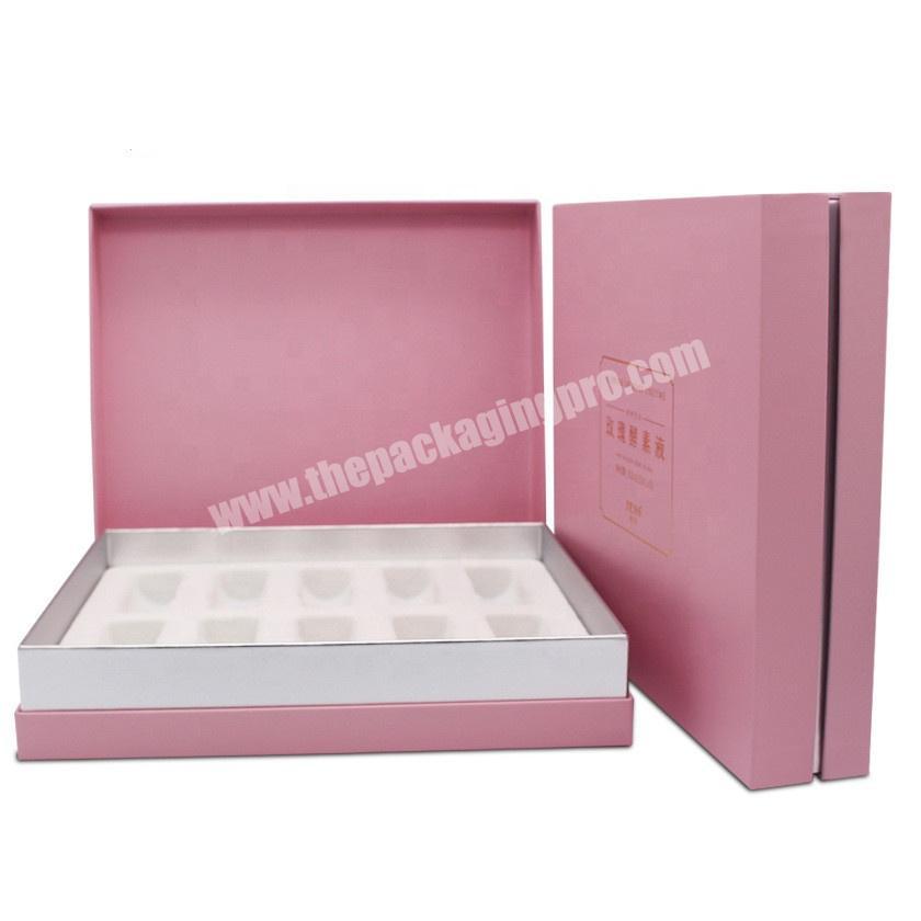 luxury rigid cardboard paper box cosmetic packaging box gift