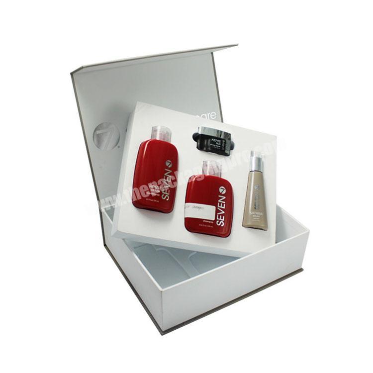 luxury rigid cosmetics packaging promotional gift box