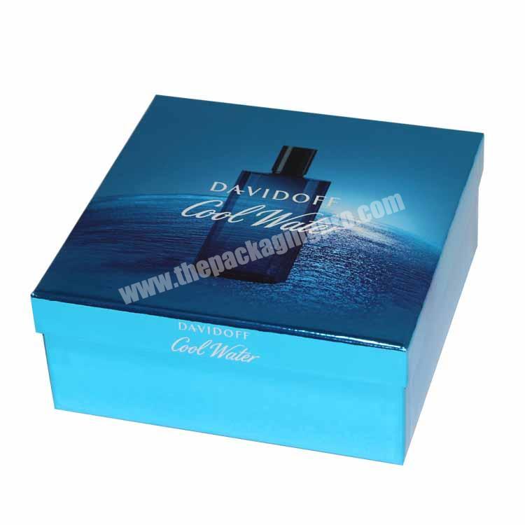 Luxury rigid gift box with blister interior tray small cosmetic paper box custom paper box packaging