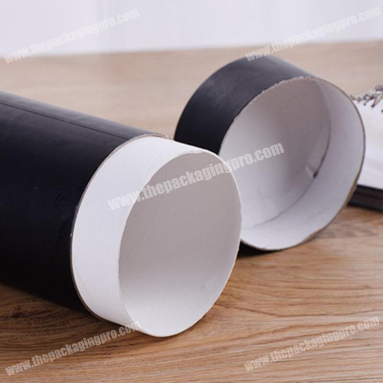 Luxury round large cardboard paper cylinder packaging box