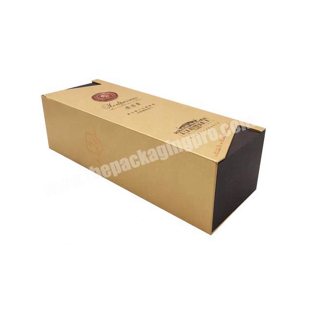 Luxury Set Exquisite Magnetic Cardboard Paper Packaging Gift Whiskey Bottle Box