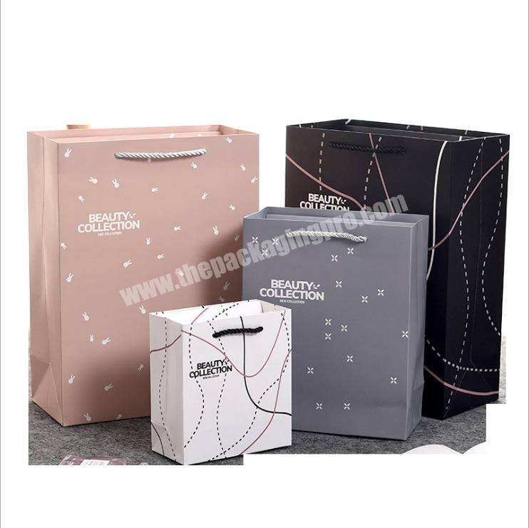 luxury shopping bags custom paper bags with logo small cosmetic bag