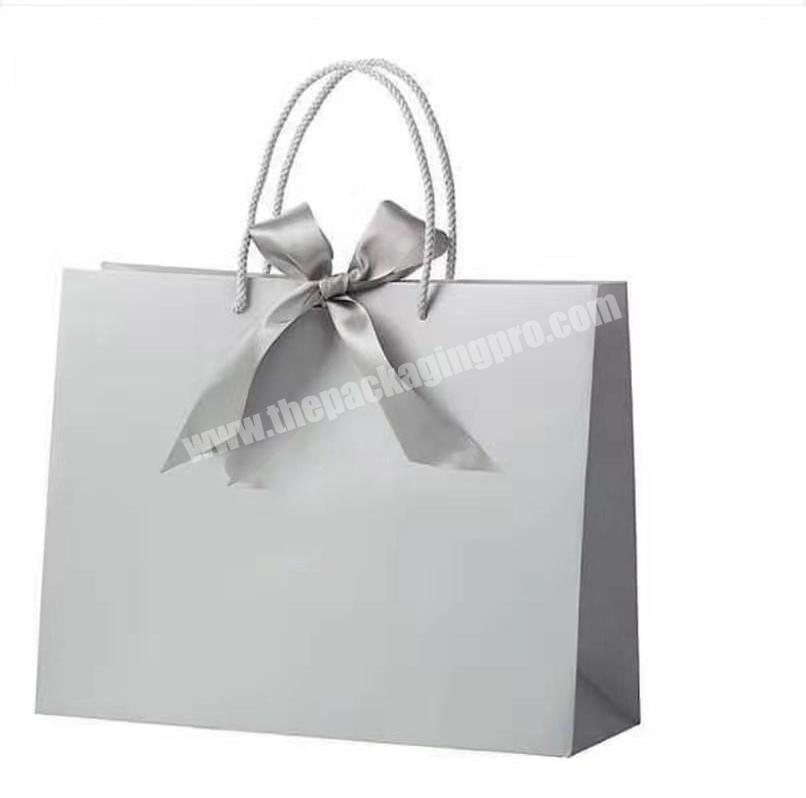 Luxury shopping paper bag elegance gift bag clothesshoe bag for packaging