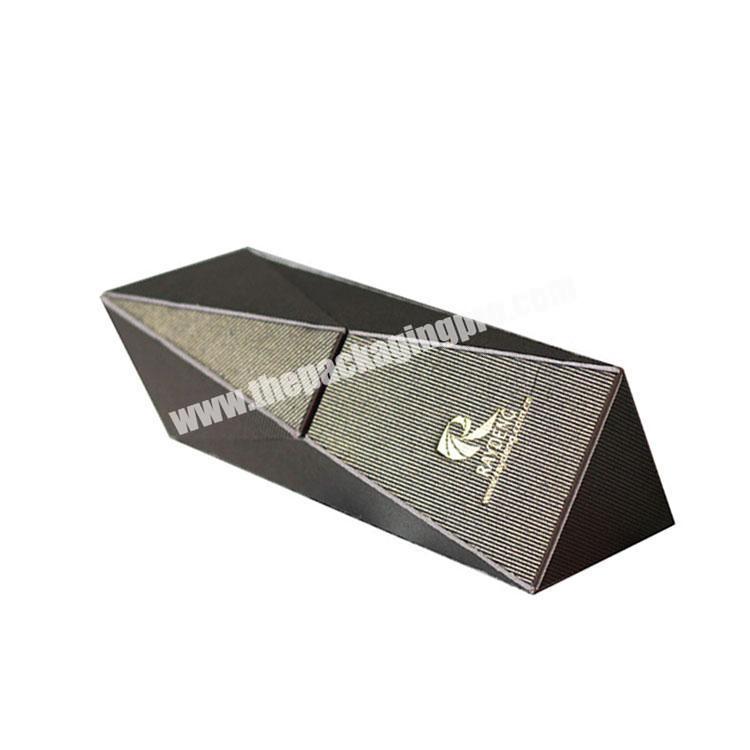 Luxury simple design custom print aluminium glasses case cmyk printing paper box