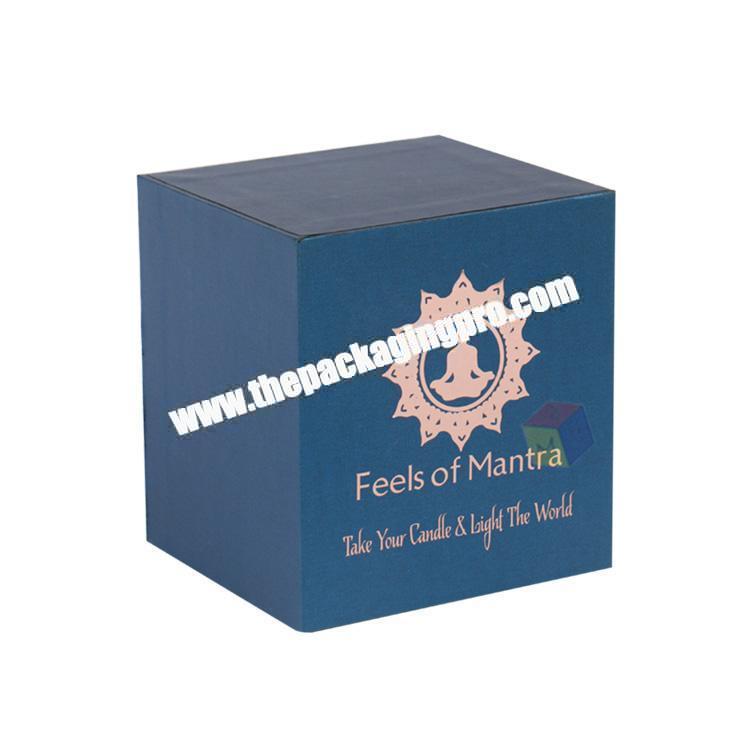 luxury sliding matchbox drawer candle jar box packaging