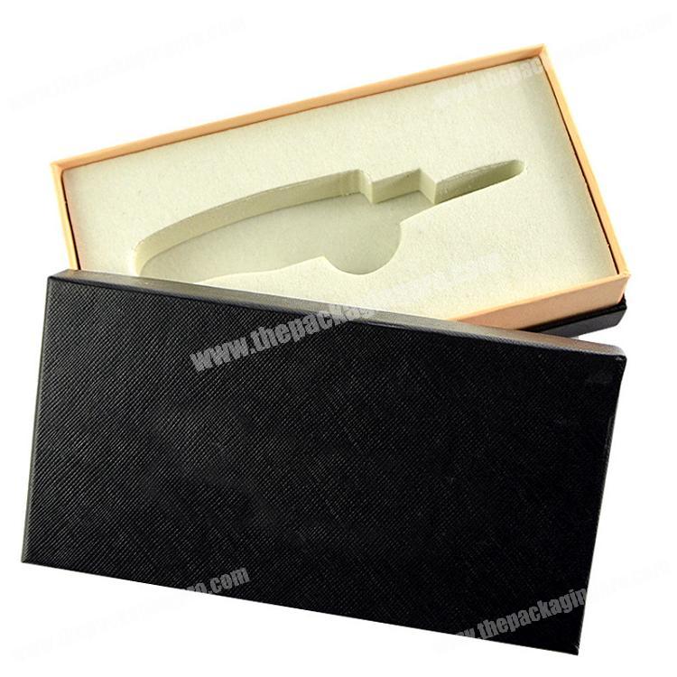 Luxury Special Texture Paper Custom EVA Foam Insert Rigid Lift Off Electrical Products Gift Box Packaging