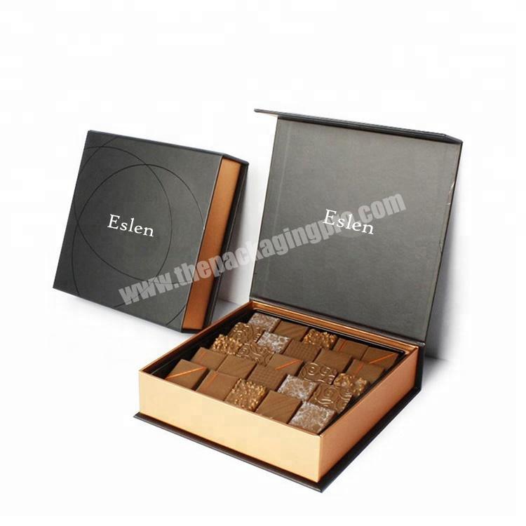 Luxury square custom chocolate gift box