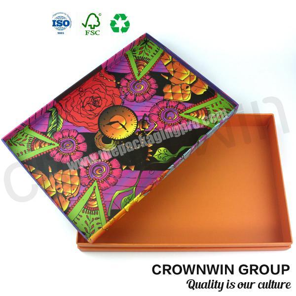 Luxury T-shirt Favor Paper Box For Clothing CrownWin Packaging