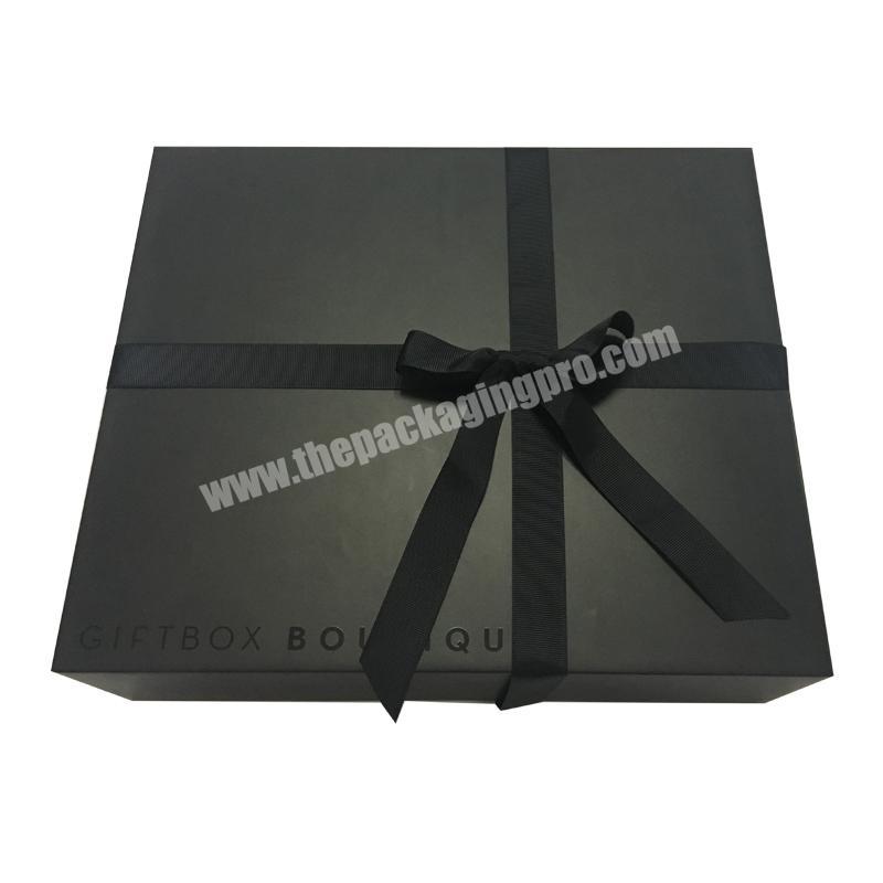 Luxury Thick Cardboard Folding Packaging Box Custom Logo For Boutique Gift