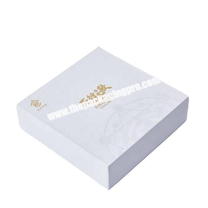 Luxury top and bottom paper packaging gift box for cd dvd packing