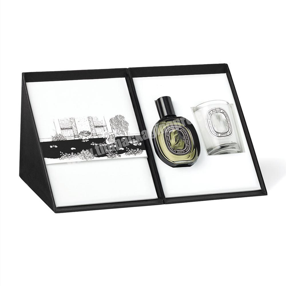 Luxury Triangle perfume box top quality cosmetics set packaging