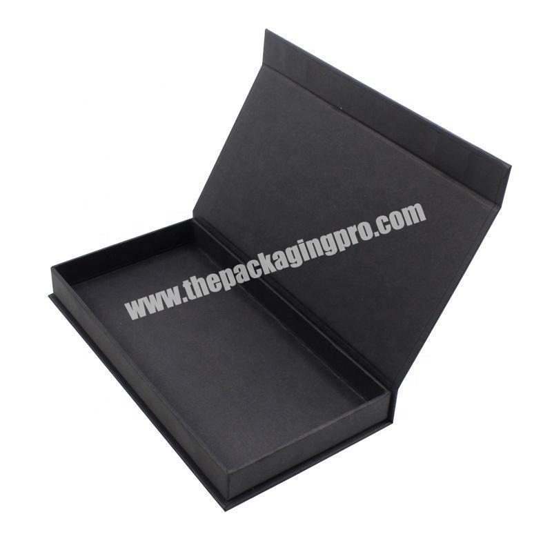 Luxury Universal Mobile Phone Case Recycled Black Paper Card Magnetic Boxes
