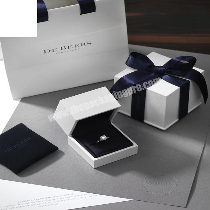 1.6x2.0x2.2" Deluxe Classic VELVET Ring Earrings Presentation Jewelry Gift Box 