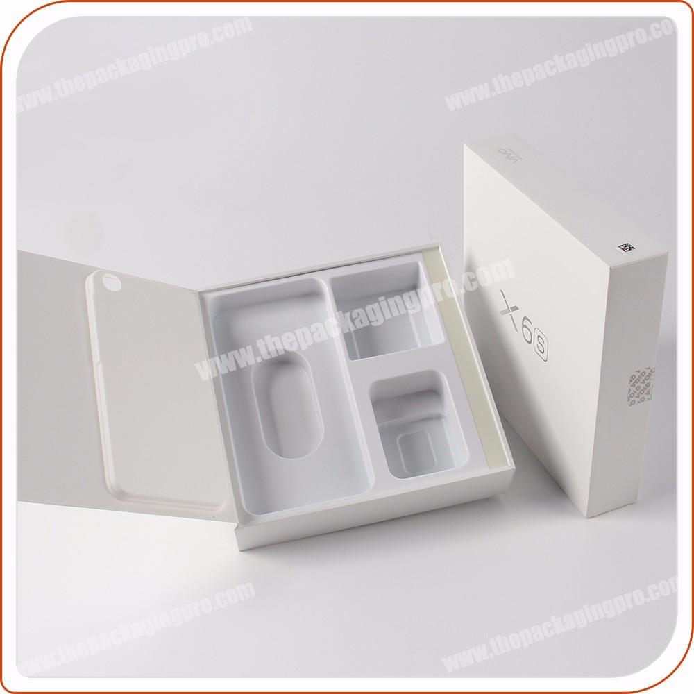 luxury white cardboard cell phone case packaging box