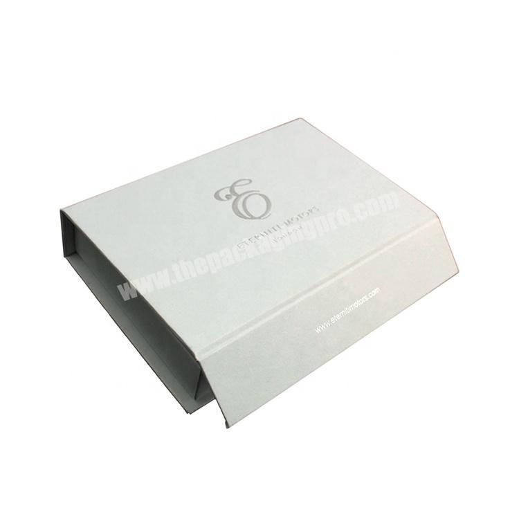luxury white color magnetic gift box sliver foil special paper pink ...