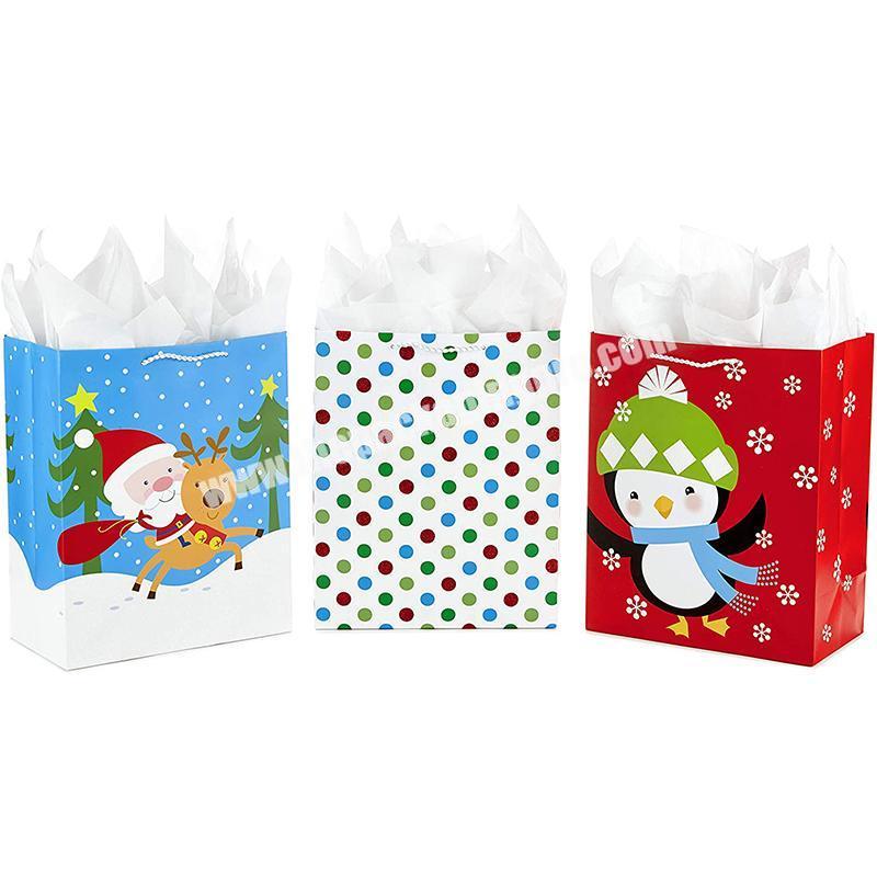 Luxury Wholesale Christmas Paper Shopping Bags