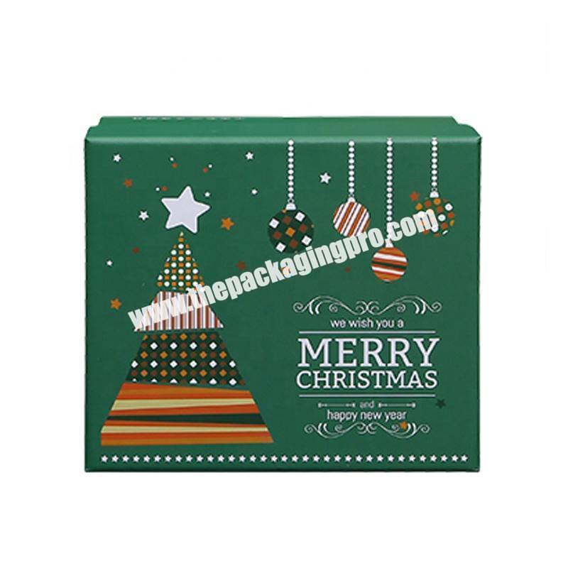 Luxury wholesale custom boxes Christmas gift box packaging