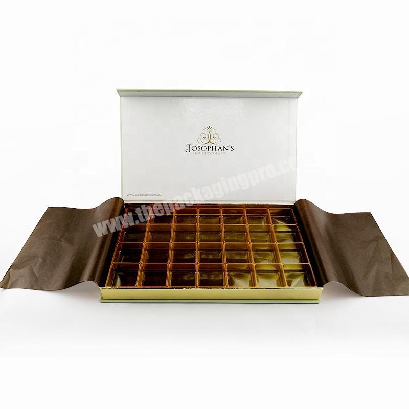 Luxury Wholesale Custom Storage Gift Book Shape Chocolate Box Packaging